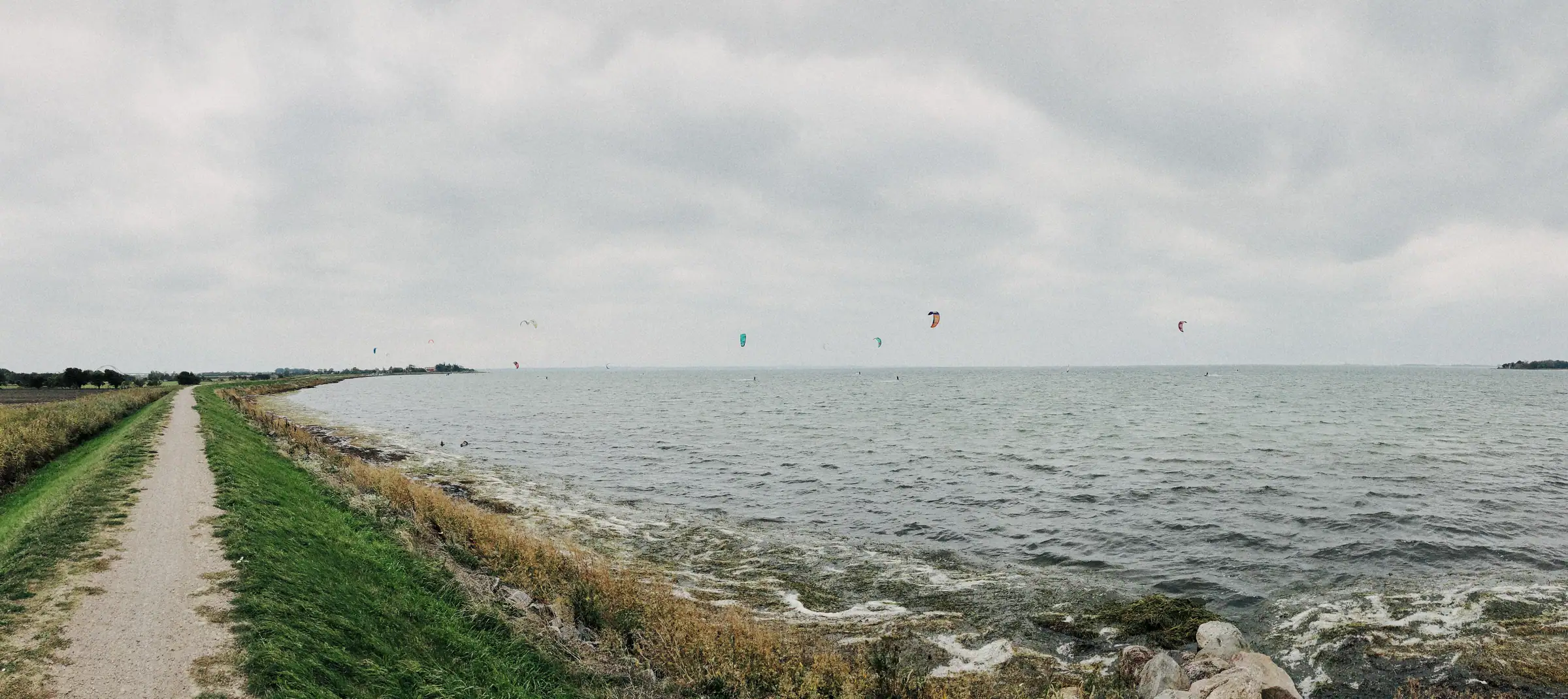 Ultraweites Panorama der Fehmarnschen Küste